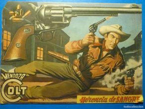 Tebeos: Comic - MENDOZA COLT - HERENCIA DE SANGRE - ROLLÁN - ORIGINAL - AÑO 1955 - Tebeo Nº 32 -